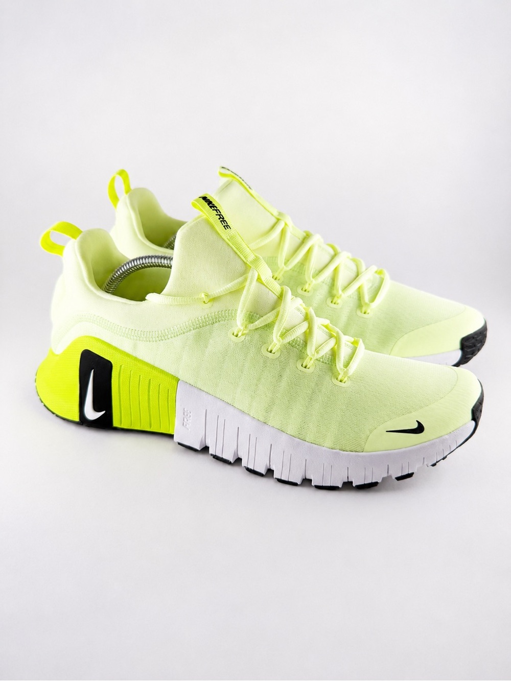 Size 12M- Nike Free Metcon 6 Volt Neon Yellow and Black Running Shoes